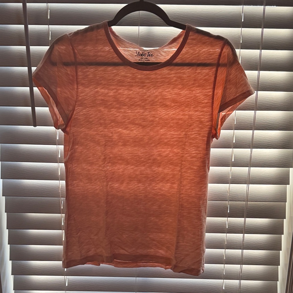 J. Crew Women's pale Pink Short Sleeve Tee